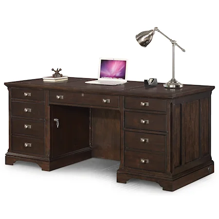 Executive Desk with Charging Station